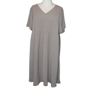 NWT Bloomchic Tan Comfy Midi Dress 22/24 Plus Size